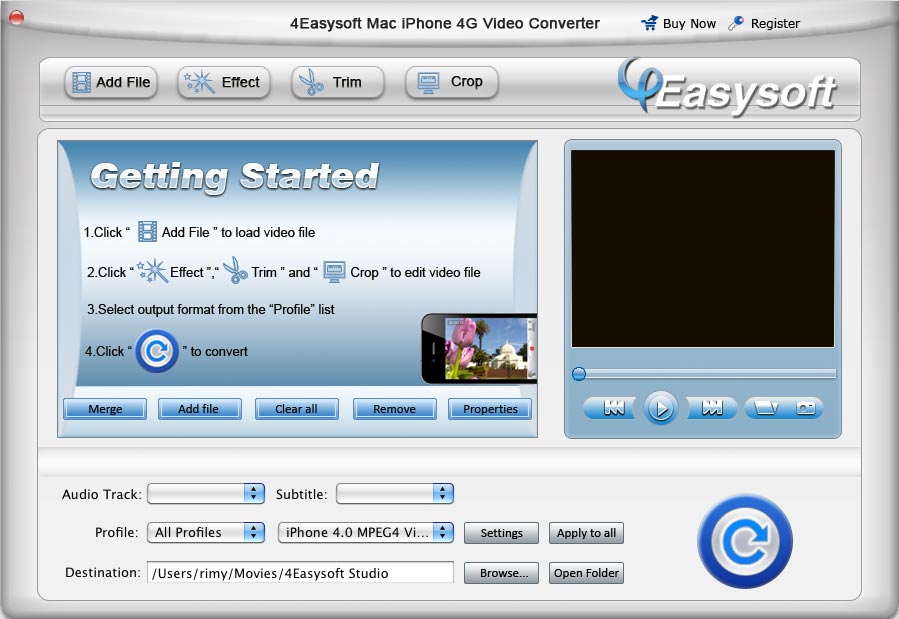 4Easysoft Mac iPhone 4G Video Converter