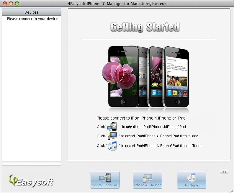 4Easysoft iPhone 4G Manager for Mac