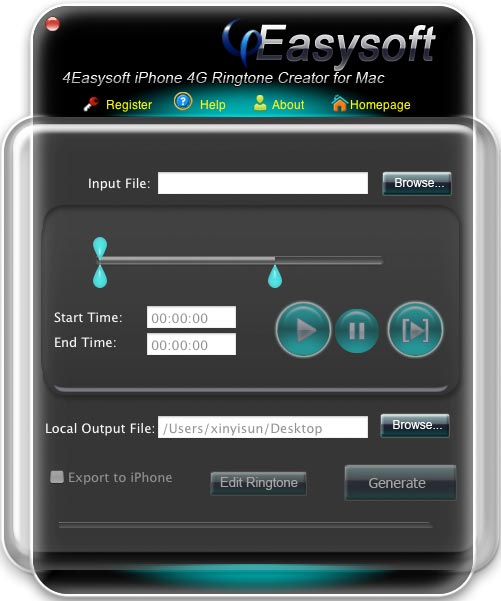 4Easysoft Mac iPhone 4G Ringtone Creator