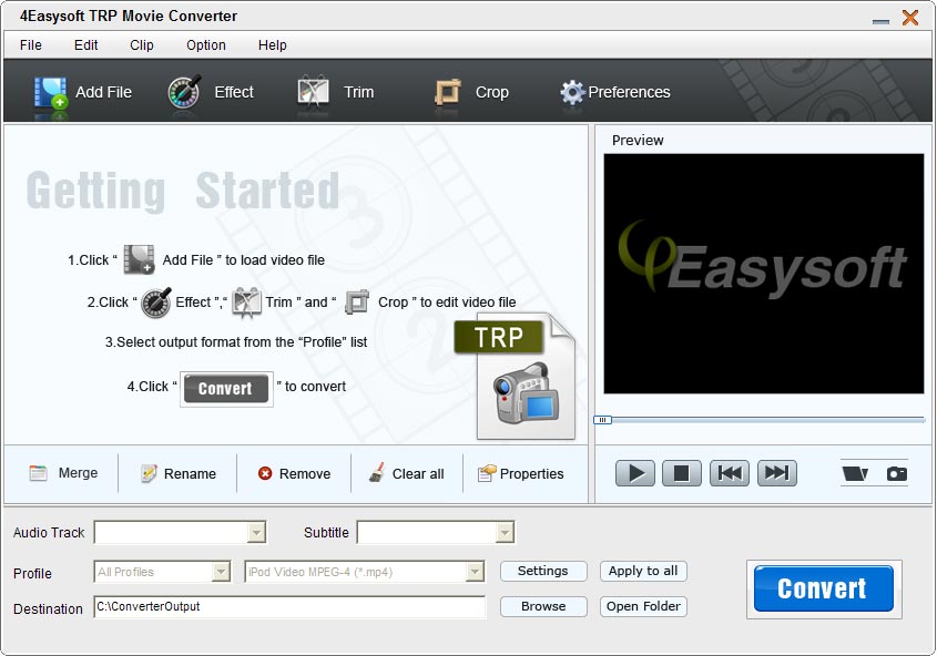 4Easysoft TRP Movie Converter