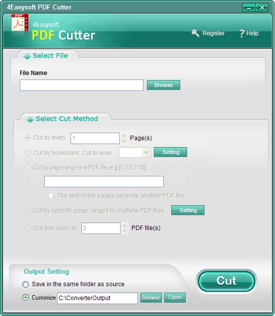 4Easysoft PDF Cutter