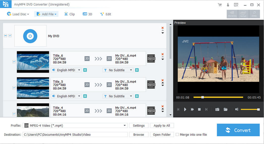 AnyMP4 DVD Converter