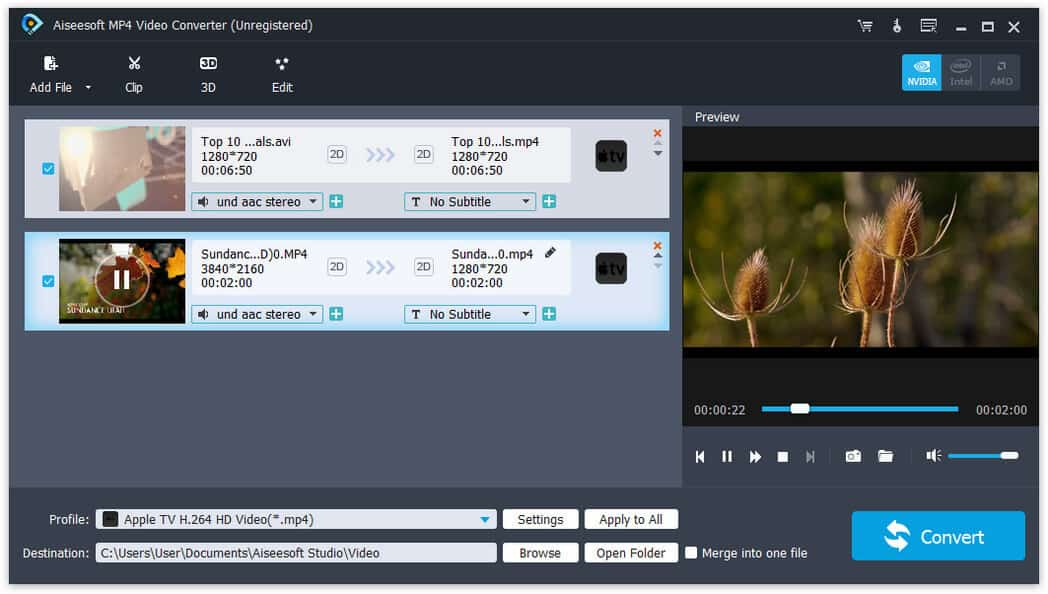 Aiseesoft MP4 Video Converter