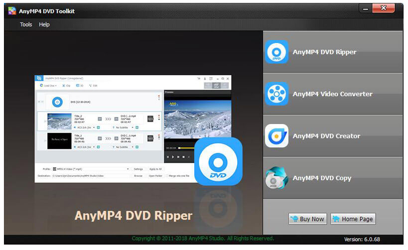 AnyMP4 DVD Toolkit