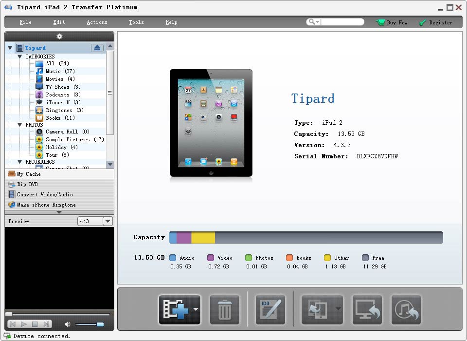 Tipard iPad 2 Transfer Platinum