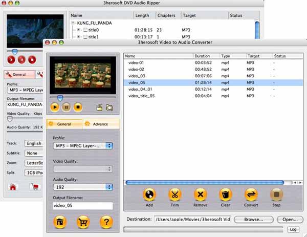 3herosoft DVD to Audio Suite for Mac