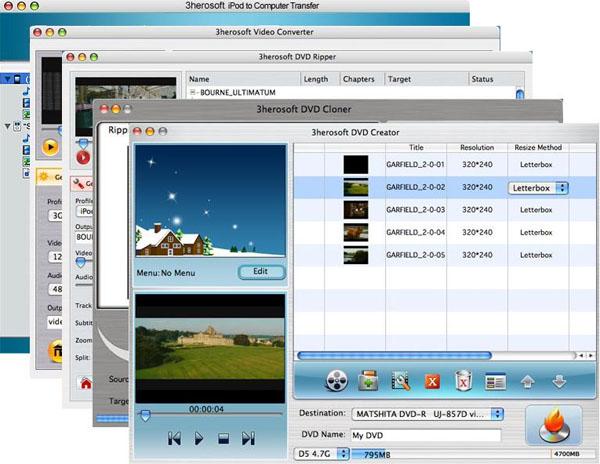 3herosoft Mac DVD Toolkit