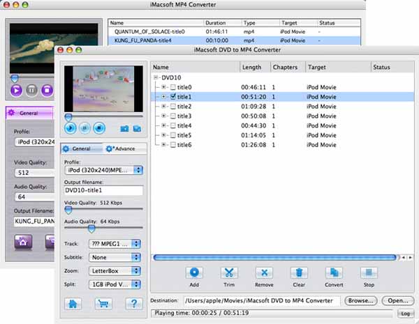 iMacsoft DVD to MP4 Suite for Mac