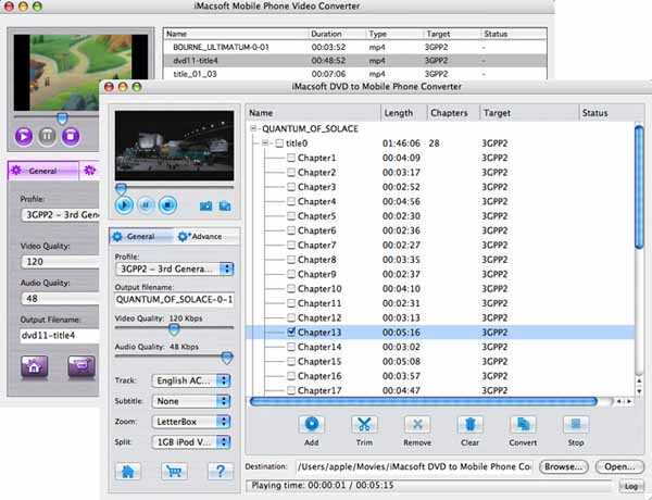 iMacsoft DVD to Mobile Phone Suite for Mac