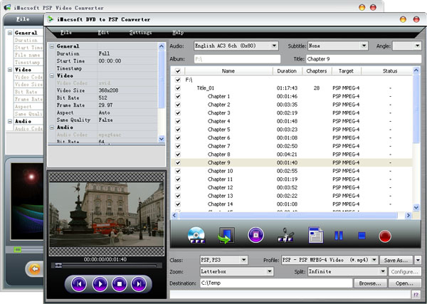 iMacsoft DVD to PSP Suite