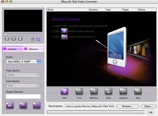 iMacsoft iPad Video Converter for Mac