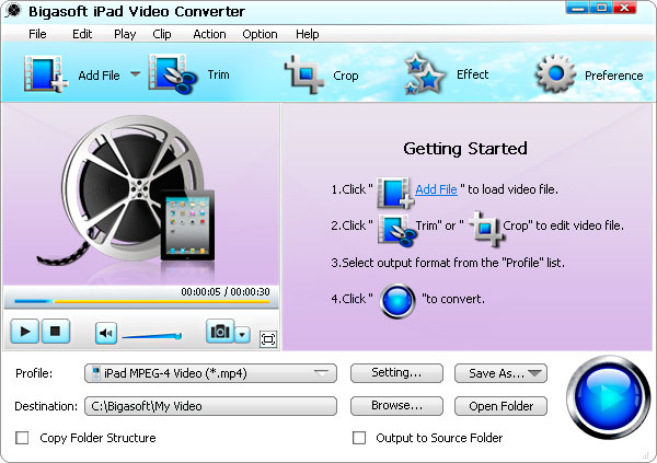 Bigasoft iPad Video Converter