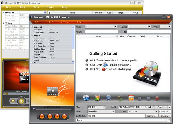 3herosoft DVD to PS3 Suite