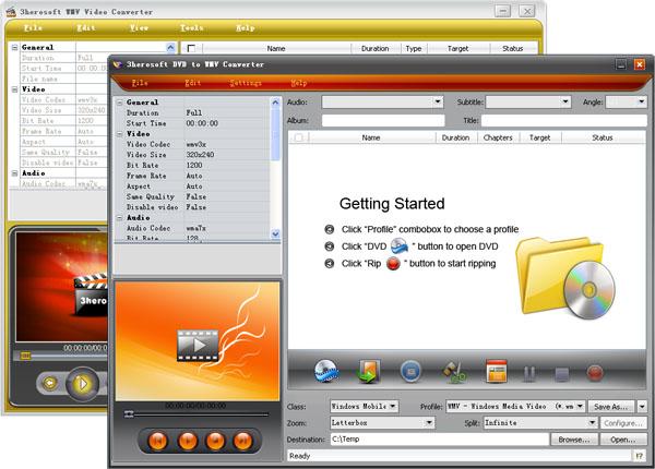 3herosoft DVD to WMV Suite