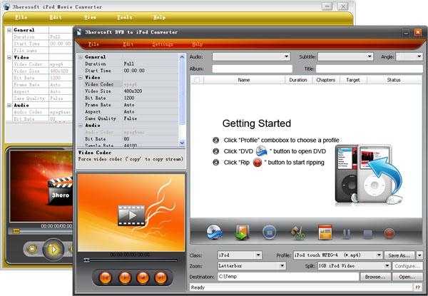 3herosoft DVD to iPod Suite