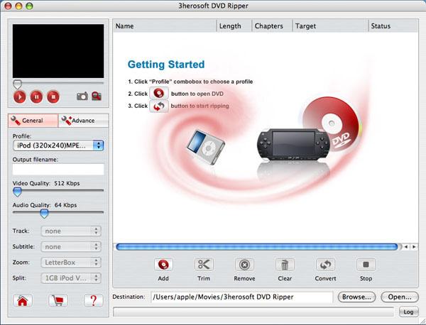 3herosoft DVD Ripper for Mac