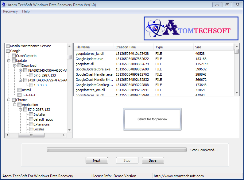 Recover Data from Windows