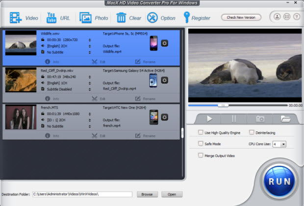 MacX HD Video Converter Pro for Windows