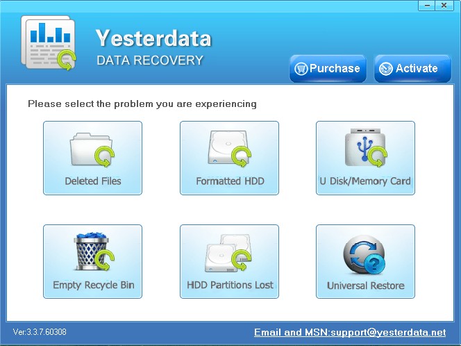 Yesterdata Data Recovery