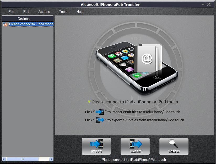 Aiseesoft iPhone ePub Transfer