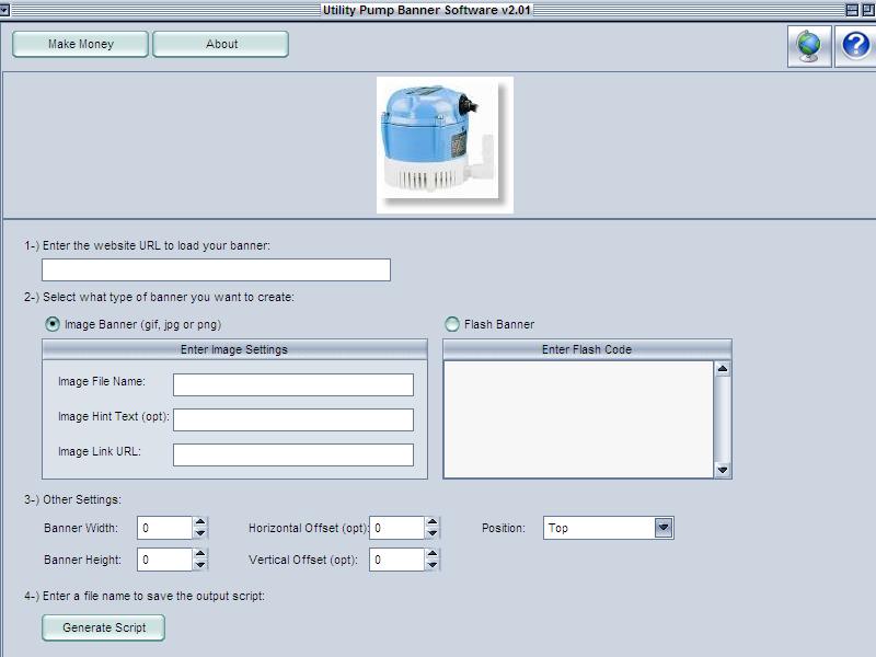 Utility Pump  Banner Software
