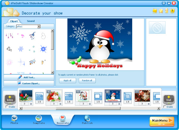 iPixSoft Flash Slideshow Creator