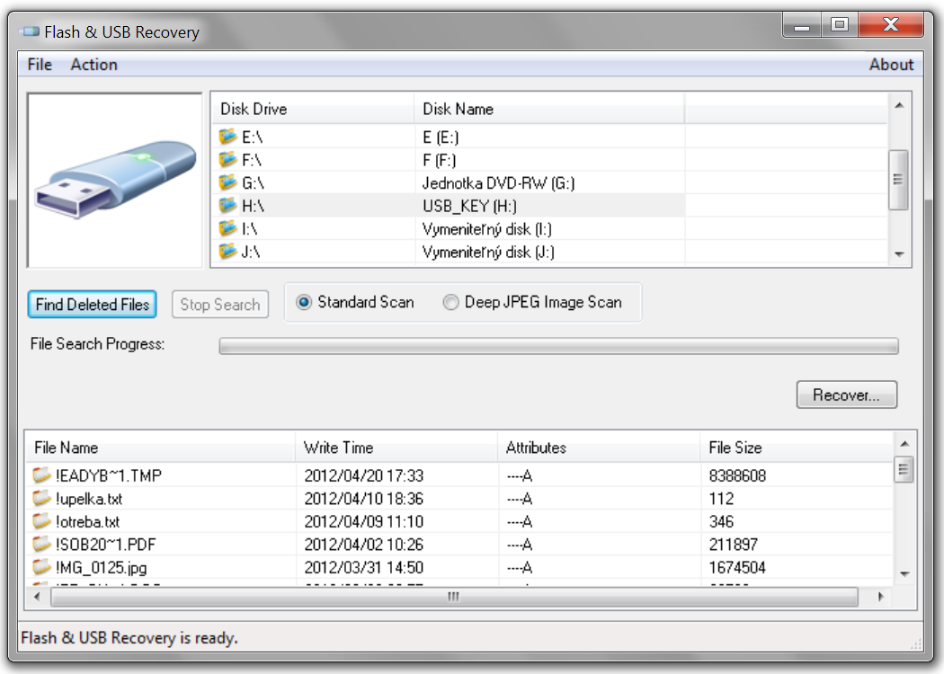 Flash & USB Recovery