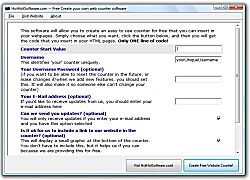 Buy Free web counter software