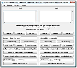 Buy List Remove, Duplicate and Compare Manager Pro