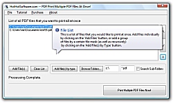 Buy PDF Print Multiple PDF Files at once Software