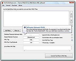 Buy Text to xml, tab to xml, csv to xml software t