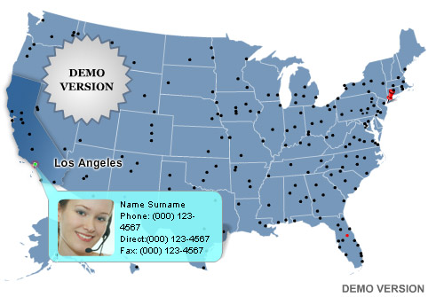 Zoom Map of USA