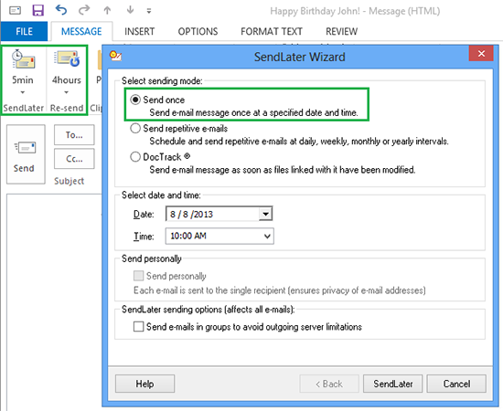 SendLater for Outlook
