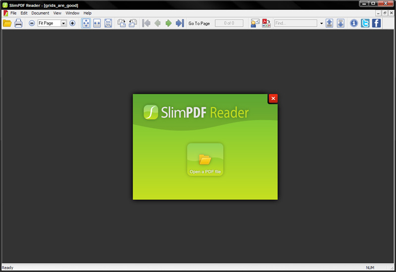 Slim PDF Reader