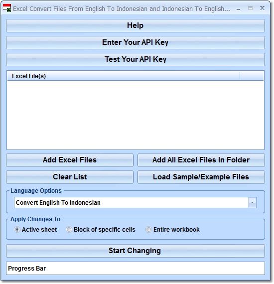 Excel Convert Files From English To Indonesian and