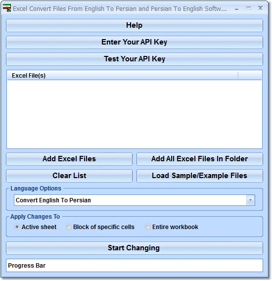 Excel Convert Files From English To Persian and Pe