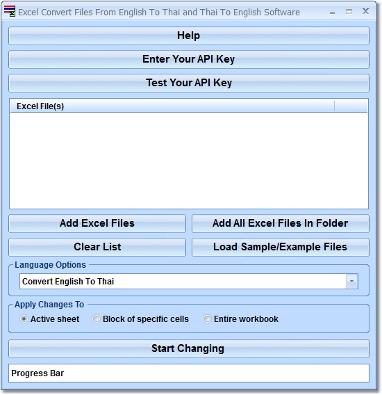 Excel Convert Files From English To Thai and Thai