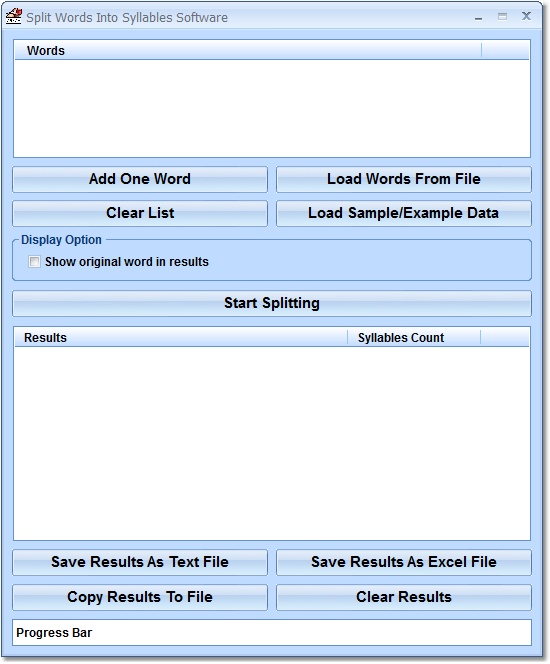 Split Words Into Syllables Software