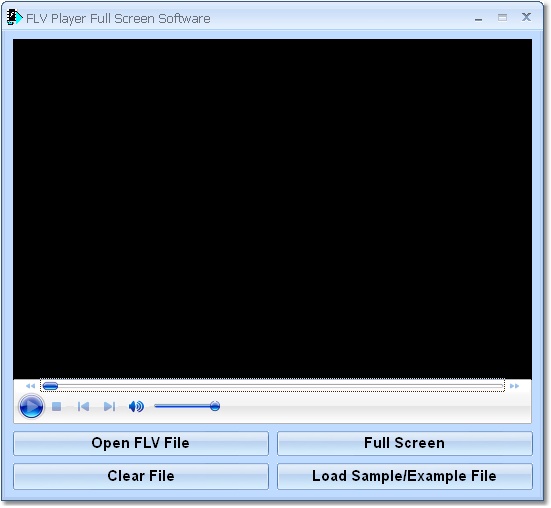 FLV Player Full Screen Software