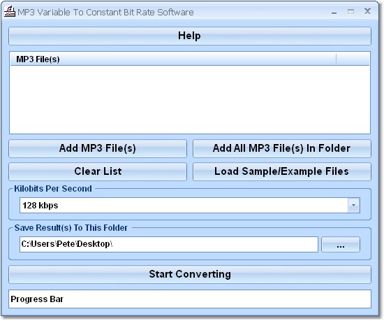 MP3 VBR To CBR Converter Software