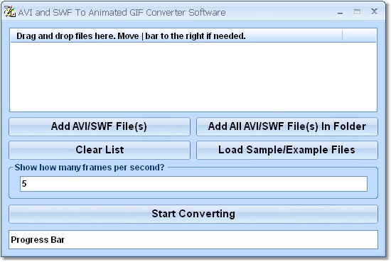 AVI and SWF To Animated GIF Converter Software