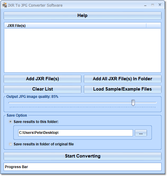 JXR To JPG Converter Software