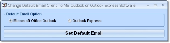 Change Default Email Client To MS Outlook or Outlo