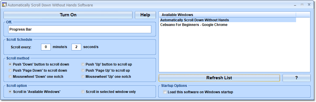 Automatically Scroll Down Without Hands Software
