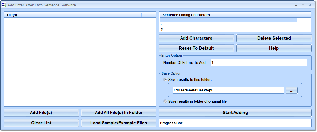 Add Enter After Each Sentence Software