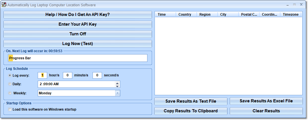 Automatically Log Laptop Computer Location Softwar