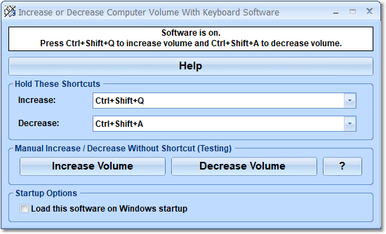 Increase or Decrease Computer Volume With Keyboard