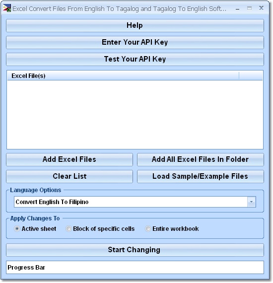 Excel Convert Files From English To Filipino and F