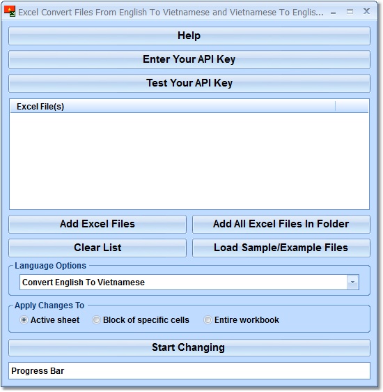 Excel Convert Files From English To Vietnamese and