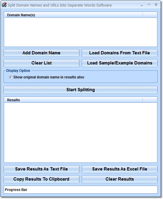 Split Domain Names and URLs Into Separate Words So